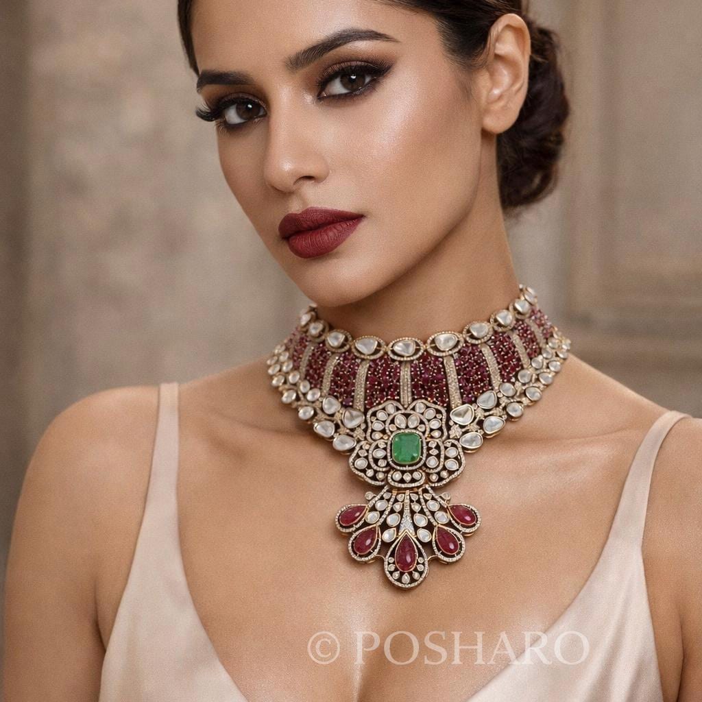 Ruby Heirloom Choker Set