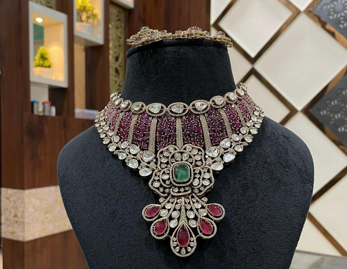 Ruby Heirloom Choker Set