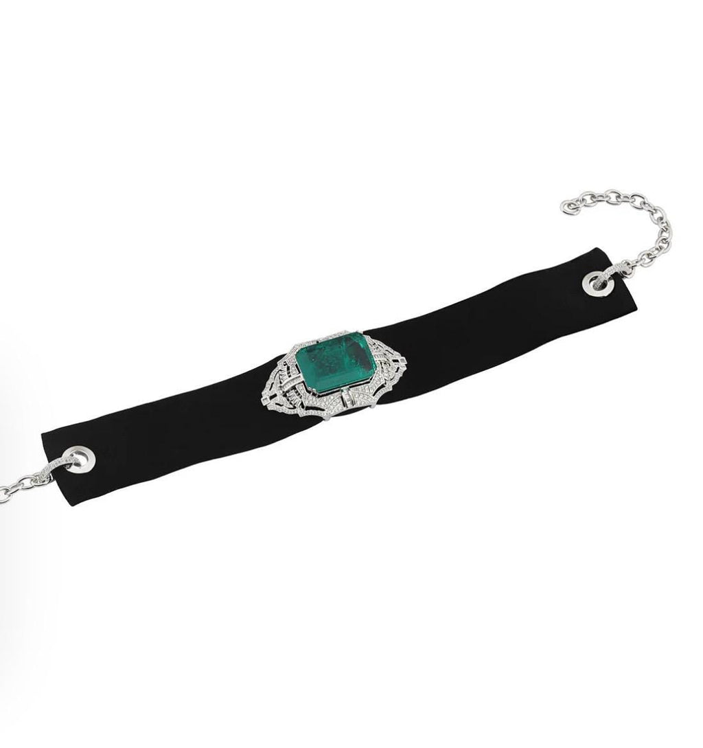 Emerald Noir Choker Set