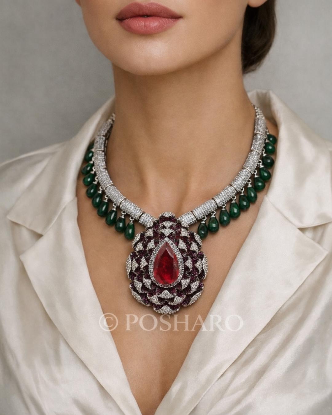 Midnight Ember Necklace Set
