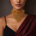 Heritage Gold Fringe Choker Set