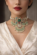 Aabroo Luxe Jadau Choker Set