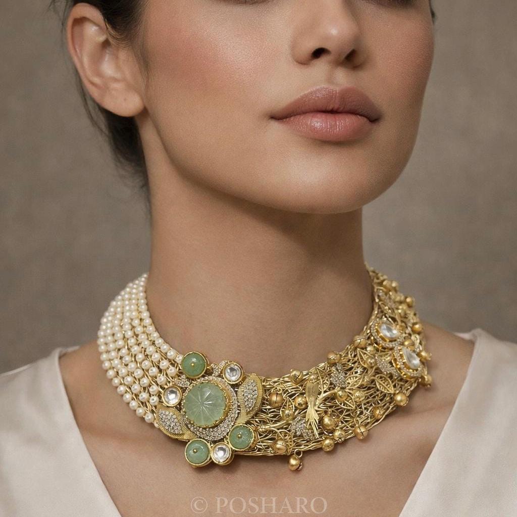 Regal Filigree Choker Set