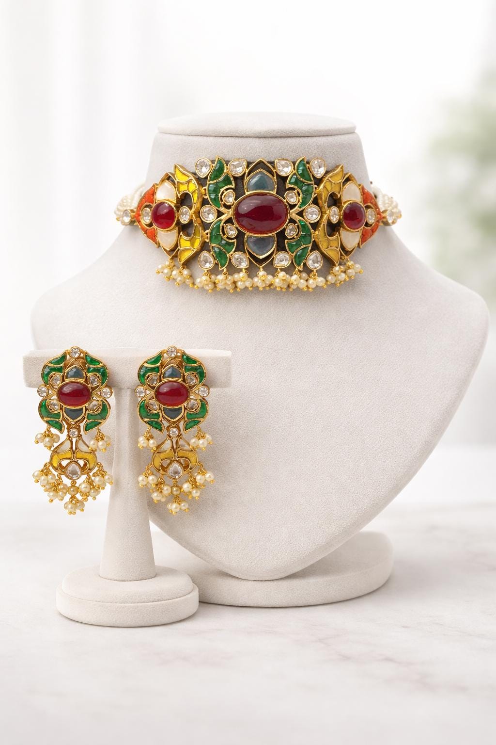 Zeenat Royale Jadau Choker Set