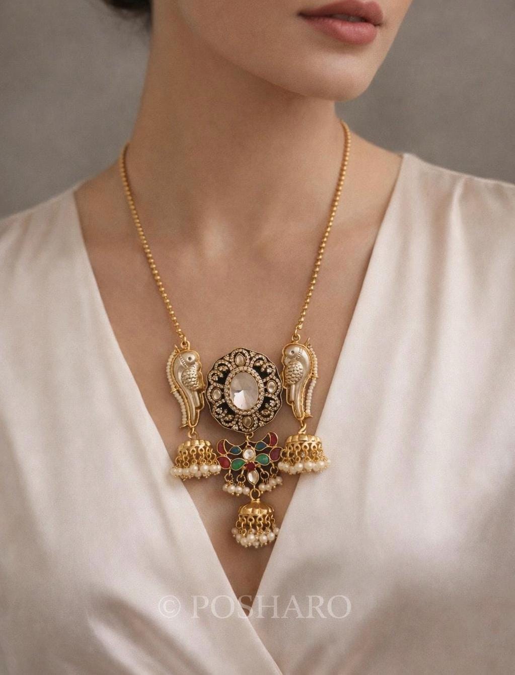 Mayura Heritage Antique Pendant Set