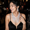 Celeste Diamond Drape Necklace Set